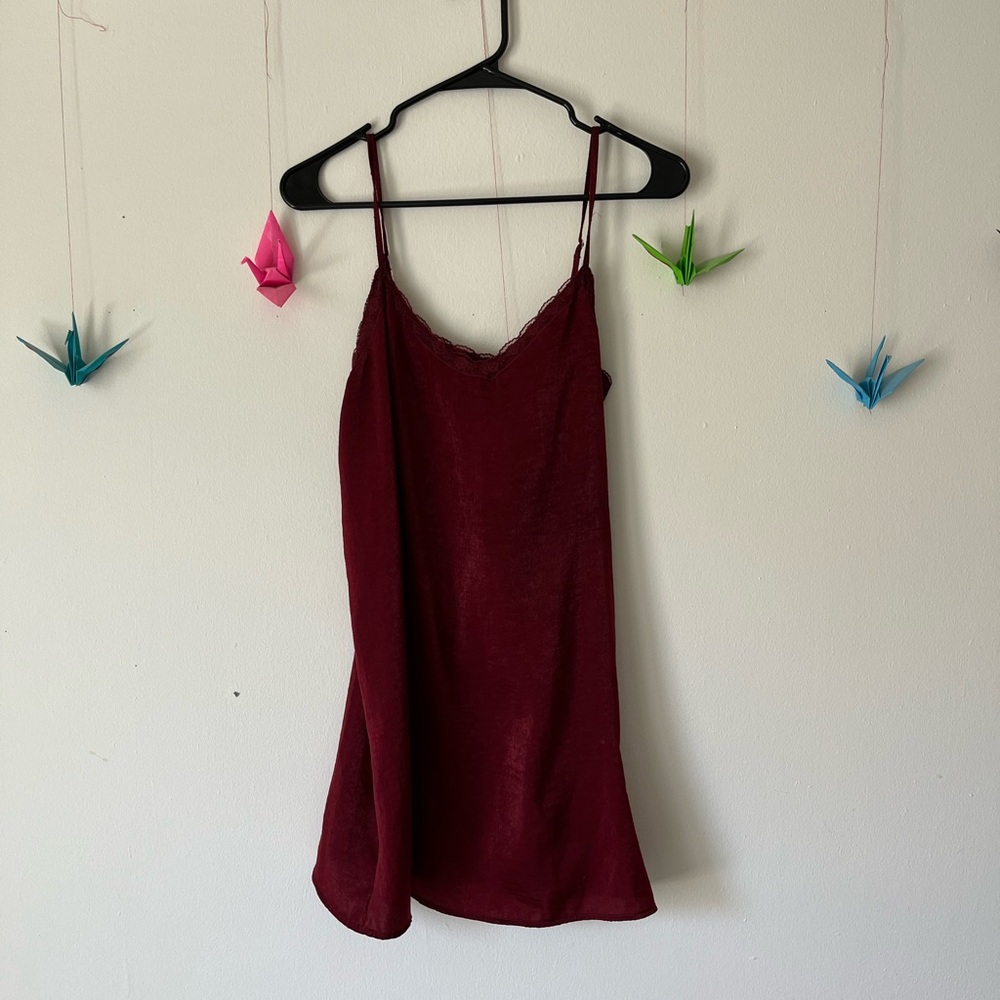 Hollister slipdress with lace trim